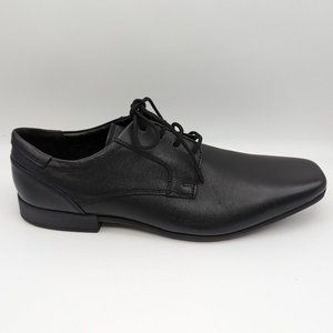 Clarks Men's Shoes Sidton Lace Black Leather Formal Dress Shoes US: 10 M